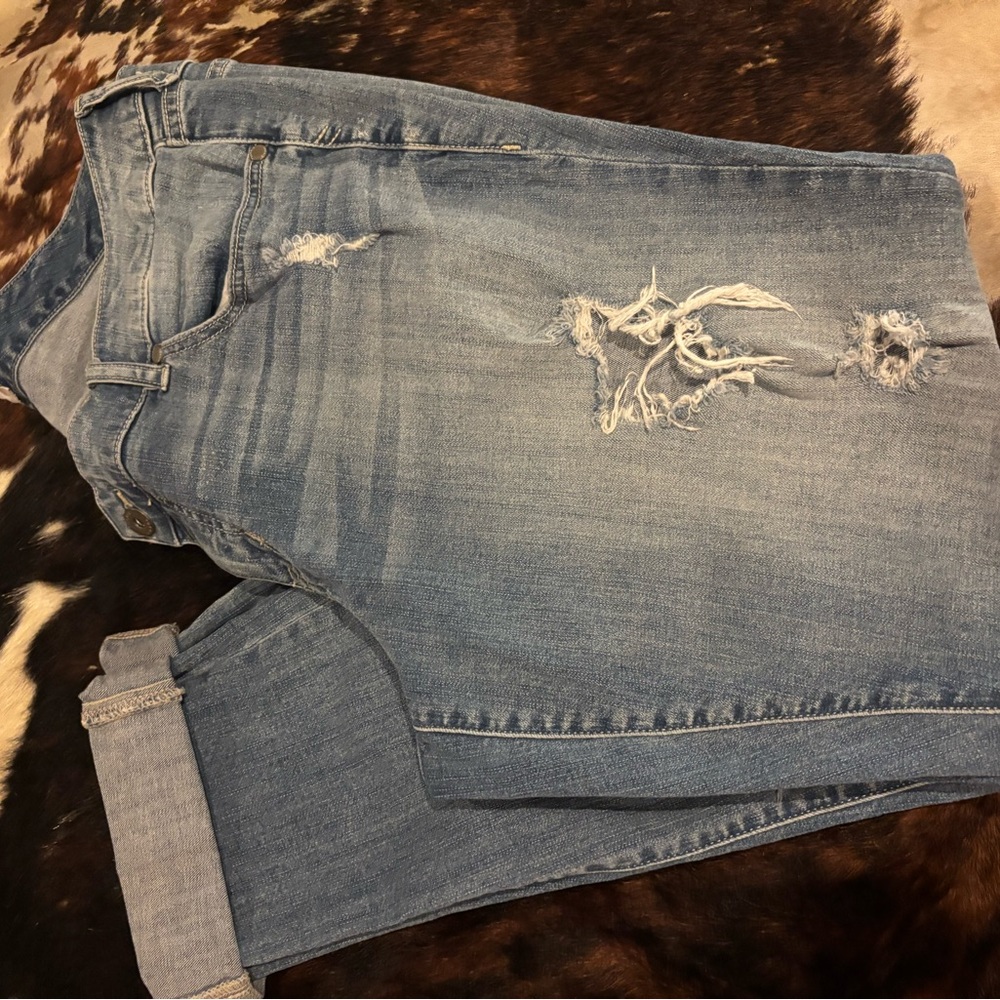 Torrid Boyfriend Vintage Stretch Distressed Denim Jeans